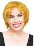 Short Golden Blonde Pixie Cut Womens Costume Wig