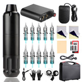 Wireless Tattoo Tattoo Kit Complete with 10pcs Tattoo Cartridge Needles Tattoo Battery Kit Tattoo Complete Wireless Tattoo Machine Kit