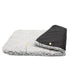 Self Warming Cat Bed Self Heating Cat Dog Mat 40*50cm Extra Warm Thermal Pet Pad  Removable Cover Non-Slip Bottom Washable Non Electric（White face with black background）