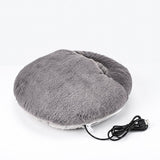 Electric Heated Foot Warmers USB Slippers for Men and Women, Heating Pad Feet Warmer,Foot Heating Warmer for Heat Therapy and Pain Relief Gray