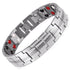 Zinc alloy Cross Bracelet for Men,Magnetic Therapy Bracelet with Magnets - with Double Row 4 Elements Magnets
