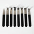 8 PCS Pottery Tools, Stainless Steel Carving Shaping Knives Clay Sculpture Hand Tools Craft Trimming Artist Ceramic Tools Set for Carving, Shaping, Clay Sculpture, Modeling