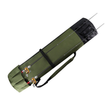 600D Oxford Fabric Fishing Rod Carrier - Pole Bag Reel Organizer Case Storage for Gear, Travel - Gifts for Men, Family（olive drab）Excluding fishing rod