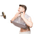2 pack Beard Bib Apron Hair Catcher for Men Shaving & Trimming, Non-Stick Cape Grooming Cloth, Waterproof（gray，There are only 2 shrouds）