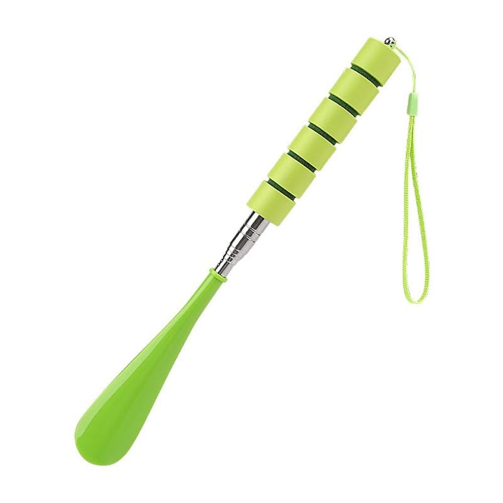 2 pack Shoe Horn Retractable Stainless Steel Long-Handle Foldable Shoe Puller for Seniors Extended Travel Pregnant Women
