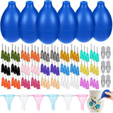 108 Pcs Pottery Tools Supplies Ceramic Precision Applicator, Precision Tips Applicator for Ceramic Bottles Glaze Clay Tools Set, Slip Trailing Pottery Glaze Squeeze Bottle