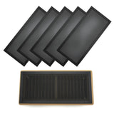 8pcs 12*5.5in Floor Vent Covers Rectangle Air Vent Screen Cover Magnetic PVC Vent Mesh Floor Register Cover Plastic Vent Screen for Wall Ceiling Floor Catch Debris Hair Insect