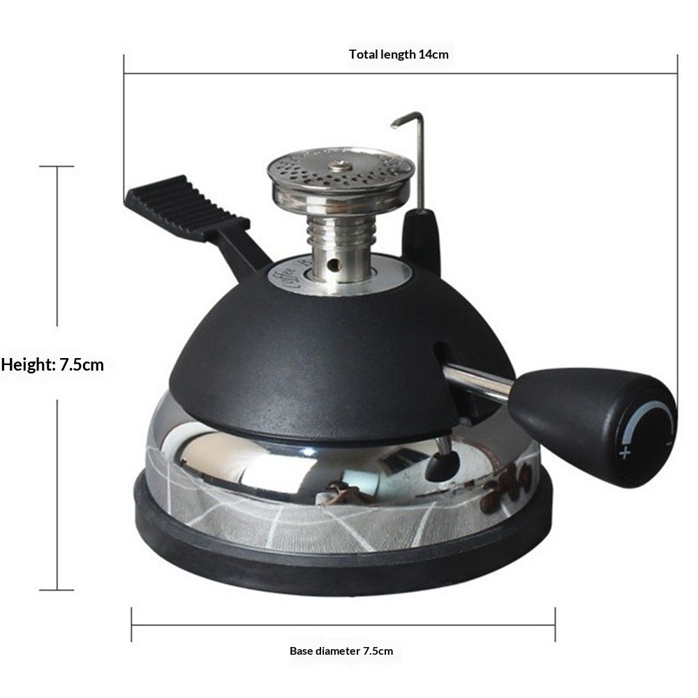 Butane Mini Burner for Tabletop Coffee Siphon Syphon Ceramic Windproof Torch Head Portable Cooking Stove Espresso Maker