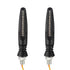 4PCS Motorcycle Indicators - Flowing Turn Signal Lights, Daytime Running and Brake Lights - 12V LED Amber White Red for Motorbike