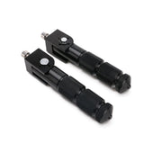 Black CNC Folding Motorcycle Bicycle Foot Pegs Rear Footrest Peg Footpeg For Mini Bike Parts Motorcycle Pegs