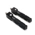 Black CNC Folding Motorcycle Bicycle Foot Pegs Rear Footrest Peg Footpeg For Mini Bike Parts Motorcycle Pegs