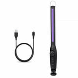 UV Light Sanitizer, Portable UV Light Disinfection Lamp USB Rechargeable Ultraviolet Light Sanitizer for Home Hotel Travel Car Kills of Germs Viruses & Bacteria UV Light Sanitizer Wand 1 Pack
