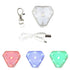2pcs Rechargeable Collar Light - Carabiner Keychain Clip with LED Light - Clip Color-Changing Light for Dog Collars