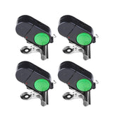 4PCS Fish Alarm Bite Indicator Sound LED Fishing Alarm Waterproof Battery Powered Clip on Fishing Rod Night Fishing Supplies