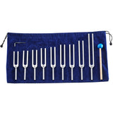 Tuning Fork Set - 9 Tuning Forks Perfect for Healing, Chakra, Sound Therapy, Keep Body, Mind and Spirit in Perfect Harmony.(174 Hz, 285 Hz, 396 Hz, 417 Hz, 528 Hz, 639 Hz etc)