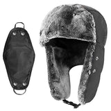 Winter Hats for Women Men Trapper Hat with Ear Flaps Warm Fur Fuzzy Hats for Cold Weather Trapper Hat Ear Flaps