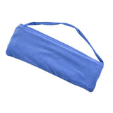 Double Layer Chaise Lounge Pool Chair Cover Beach Towel Fitted Elastic Pocket Won't Slide 85" L x 30" W-Royal Blue