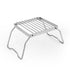 Portable Folding Camping Campfire Grill over Fire Split Stoves 304 Stainless Steel (Grid wire）