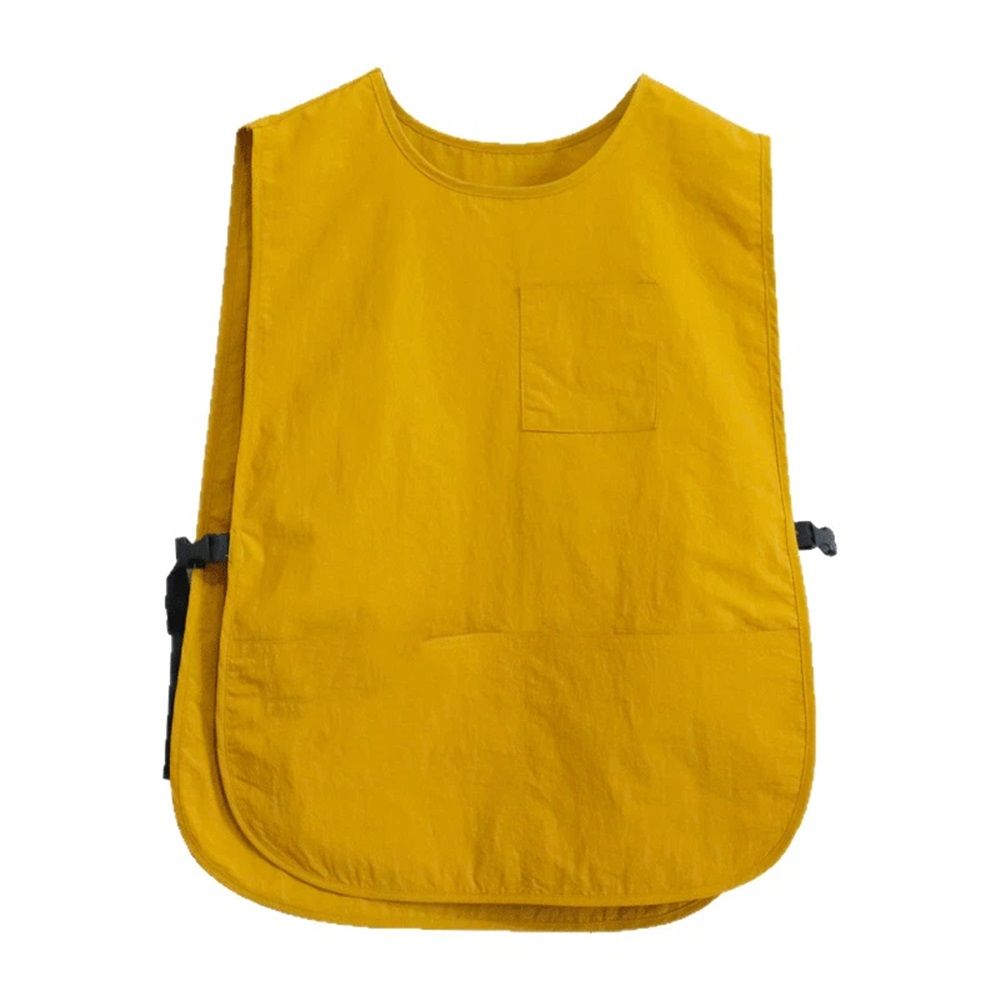 Waterproof Apron for Women with Pockets Barber Smock Buckle Design Hair Stylist Apron for Kitchen Garden Men