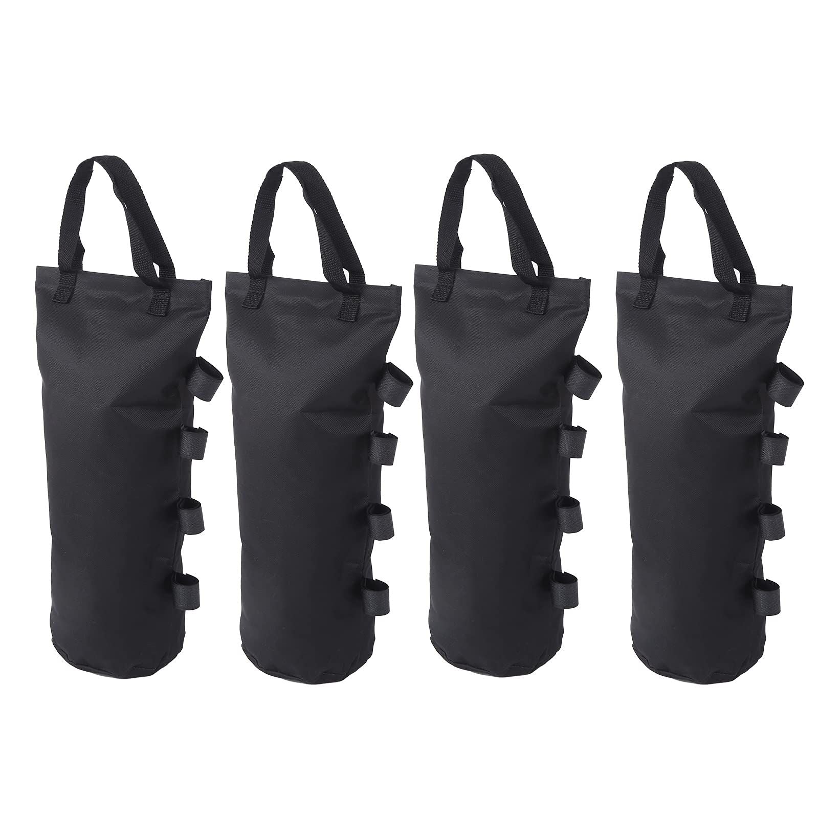 Zipper Top Sand Bags for Canopy Legs (Without Sand) Sand Bags for Weight - Sandbags for Gazebo Legs, Pop Up Canopy Tent Weights - Canopy Weight Bags, Set of 4