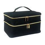 Double-Layer Sewing Bag Accessories Organizer, Large Sewing Supplies Storage for Tools Kit, Thread, Needles, Pins, Buttons - Bag Only