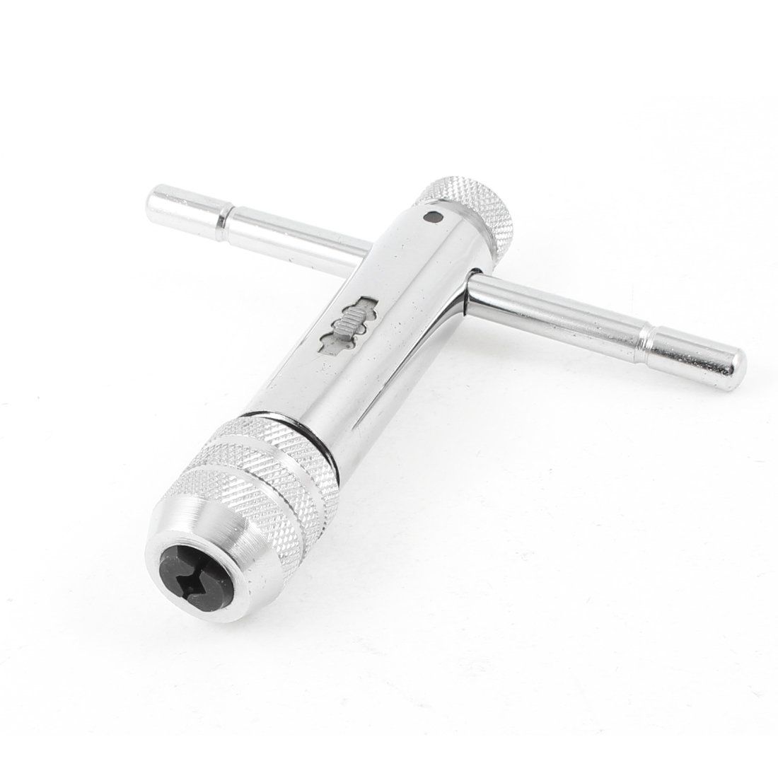 Adjustable Ratchet Tap Wrench T-Handle, M3-M8 Capacity, Tap Reamer Tapping Ratcheting Wrench,90mm Body Length