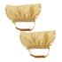 2Pcs Adjustable Pet Shower Caps Bath Ear Protector for Cats and Dogs Reusable Headgear for Grooming Comfortable Lightweight Design Ear Protection(golden)