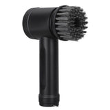 Electric Spin Scrubber, Cordless Power Scrubber with 8 Replaceable Heads, Dual Speed Lightweight Handheld Scrubber for Cleaning Stove/Bowl/Sink/Corner/Tile/Grout (Black)