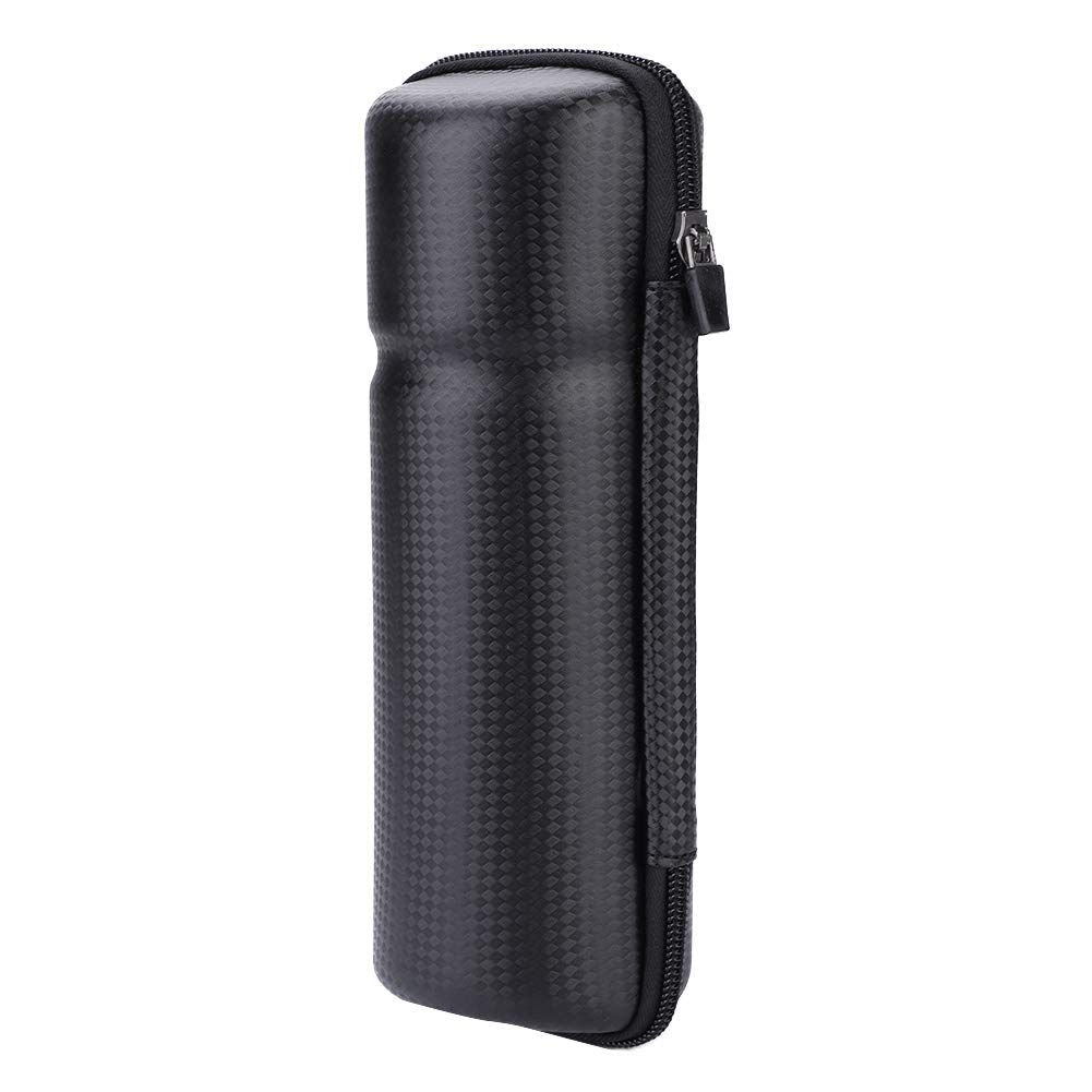Waterproof Bike Tool Case - Cycling Storage Pouch for Mountain and Road Bikes - Hard Shell Zip Bag with Bottle Cage Snake skin pattern (18 * 7.5cm)