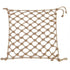 1PCS Parrots Climbing Net, Medium Large Size Parrots Hemp Rope Hanging Swing Bird Game Cage Toy Accessories  M 40*40cm