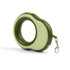 Telescopic dog leash, 11.5 feet extendable dog leash, suitable for dogs weighing 0-55 pounds, one handed lock, 360 ° tangle free strong light, perfect for medium to large dogs, green