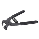 Leather Piercer Leather Craft Hole Punch Tools Hand-Held Silent Pliers Diamond Sewing Stitching Chisel Pricking Iron 4mm (4 Teeth)