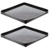 BBQ Grilling Mesh Basket 2 Pcs (12x12") - Heavy Duty Non Stick Reusable Basket for Indoor Cooking & Outdoor Barbecue Grilling - Raised Sides Keeps Food In- Great for Holiday Dinner & Xmas Gift