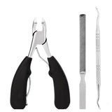 Toenail Clippers for Thick & Ingrown Toe Nails Heavy Duty Precision Nail Scissors Super Sharp Curved Blade Grooming Tool opove