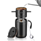 3pcs Camping Coffee Maker Pour Over Coffee Maker Set，Camp Pour Over Set，Portable Coffee Kit for Travel, Camping, Offices, Backpacking