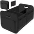 Trunk Organizer For Car, Suv, Truck | Premium Adjustable Multi Compartments Collapsible Car Trunk Organizer (Large Size, Black)