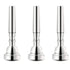 Silver Trumpet Mouthpiece 7C 5C 3C Trumpet Mouthpiece Set  Musical Instruments for Beginners and Professional Players 3Pack