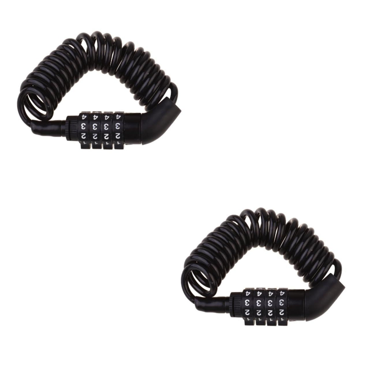 2 pack Small Combo Bike Lock Cable, Retractable Combination Cable Lock with Code, for Travel Safe Luggage, Suitcase, Scooter Bicycle Motorcycle Helmet Anti Theft, Outdoor Ski Snowboard