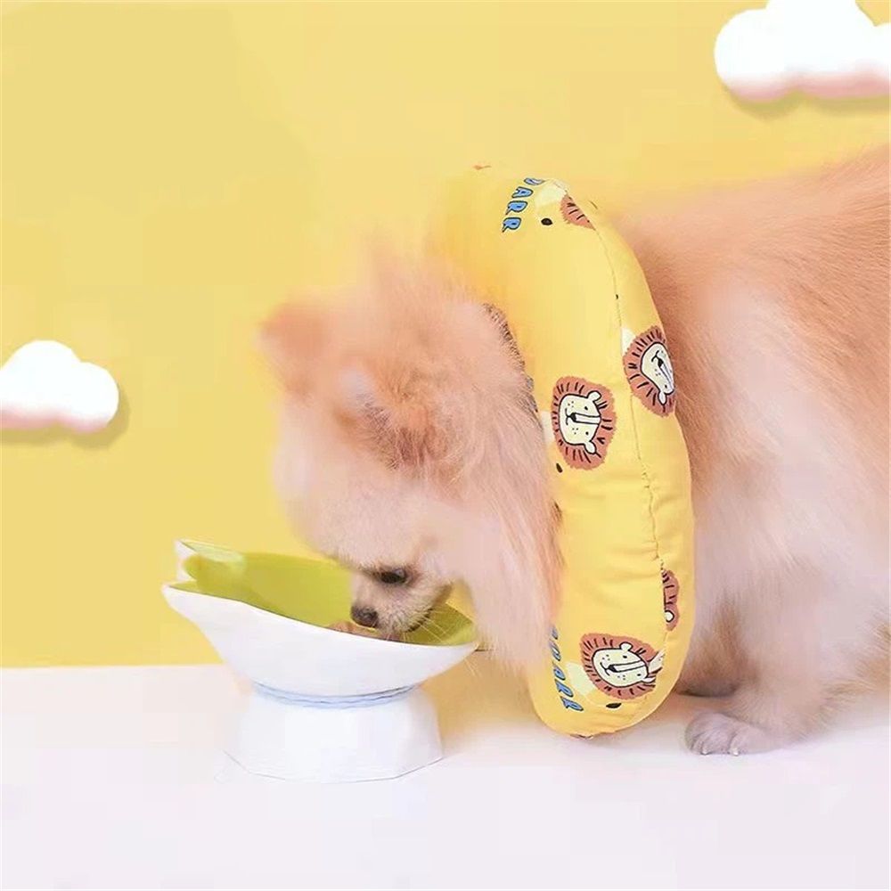 Puppy Bumpers Tossed Donuts Keep Dogs on The Safe Side of The Fence for Large Cat and Small Dog, Dog Recovery Collar Prevents Licking Wounds (L)