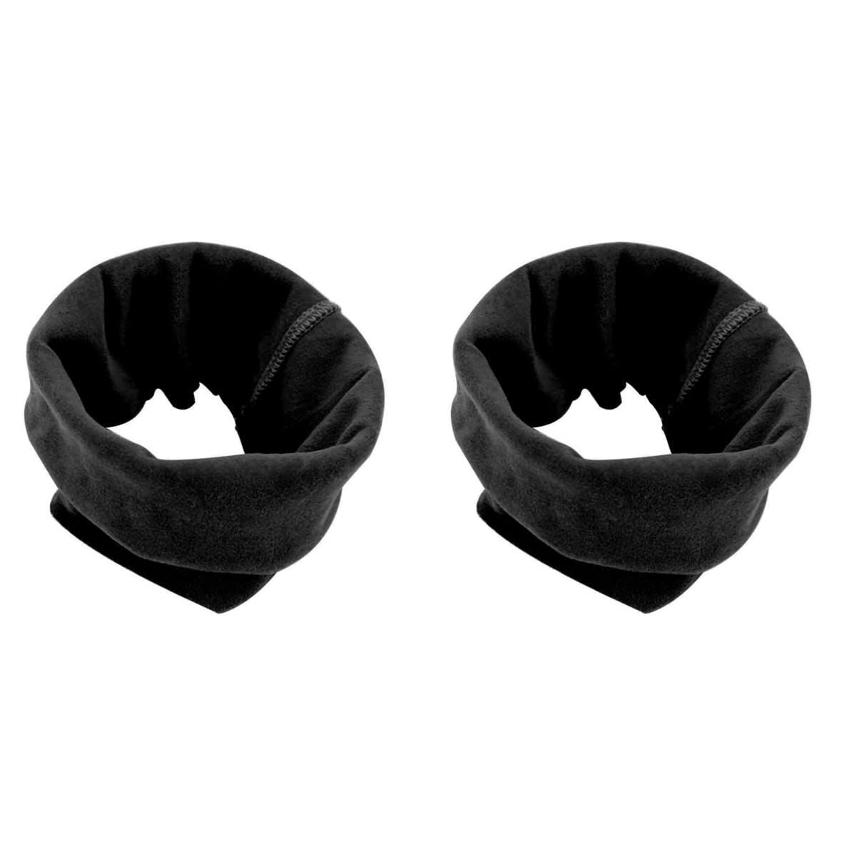 2 pack Quiet Ears for Dogs, Cat Dog Hoodies Hat for Noise Block Ear Protection and Recovery, The Grooming and Force Drying Miracle Tool for Anxiety Relief & Calming Dogs (L, Black)