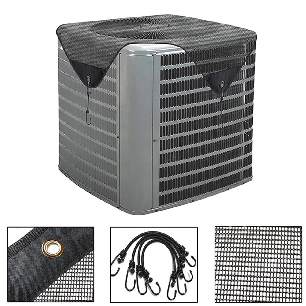 Central Air Conditioner Cover for Outside Units71*71CM Top Universal Outdoor AC Cover Defender (Mesh,)