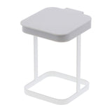 Countertop Trash Can Garbage Bag Holder for Home Kitchen Desktop trash bin, home kitchen storage bin, office paper basket（white）