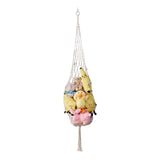 Novel Stuffed Animal Net or  Toy Display Perfect for The Tiny Space in Corner,Wall Ceiling Hanging Net, Stuffies Animal Storage for Kid Room Bedroom Playroom Decor