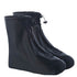 Rain Shoe Covers Waterproof Boots Plastic Overshoes Galoshes for Women Men Kids,Anti-Slip Overshoes Black （M）