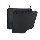 2 Pack Extra Big & Thick Anti Pet Scratching Waterproof Vehicle Door Covers Guard Truck Interior Panel Safe SUV Universal  Black