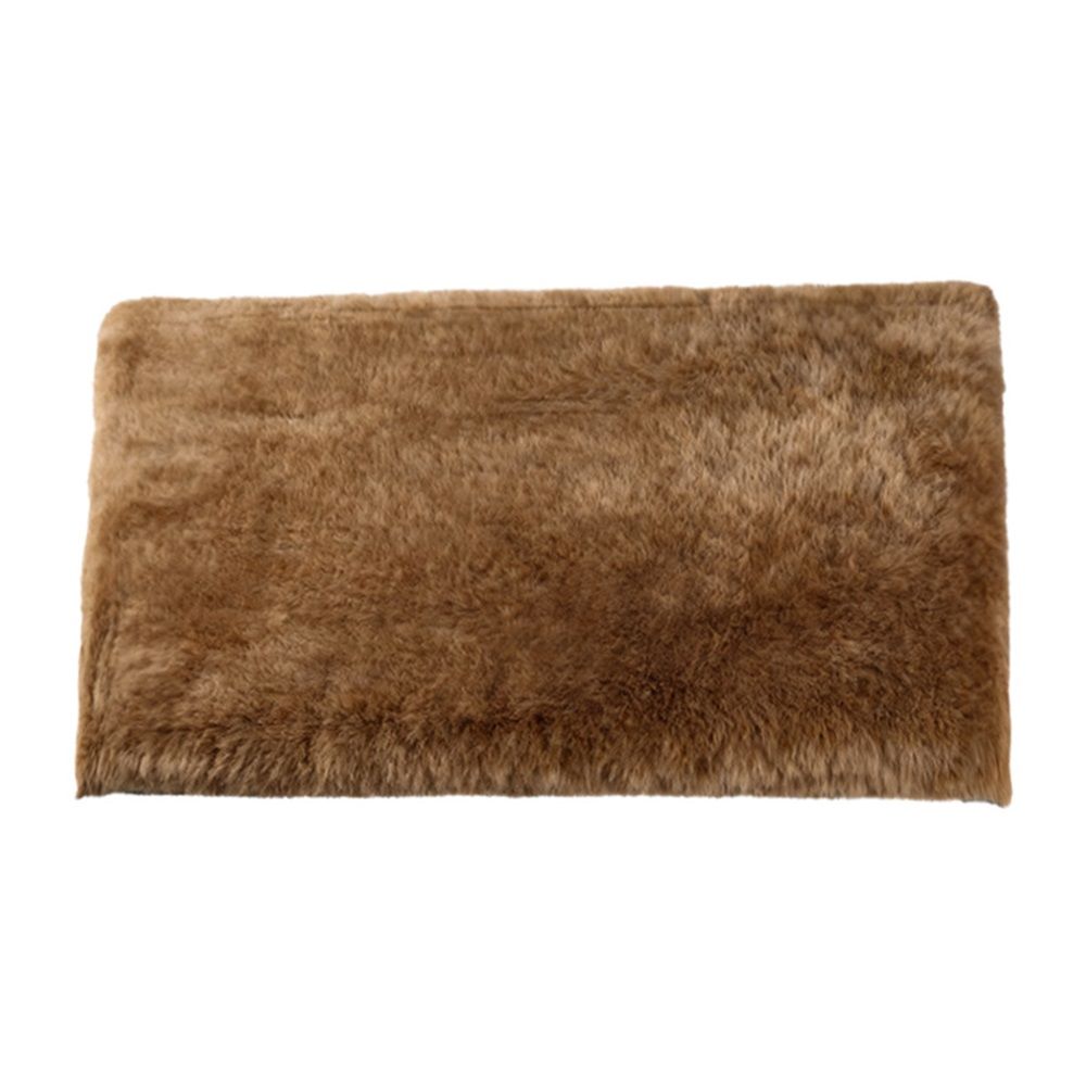 Self Warming Cat Bed Pad Self Heating Pet Mat Warmer Bed Mat for Feral and Indoor Washable Thermal Pet Kennel Pad with Anti-Slip Bottom(Brown,M 45*70*5cm)