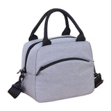 Lunch Bag for Women & Men Adult Insulated Lunch Box, Small Leakproof Cooler Food Lunch Containers Reusable High Capacity Lunch Tote Bags for Work, Travel, Outdoor (gray)