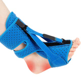 1 pcs Adjustable Night Splint for Plantar Fasciitis Relief – Foot Brace for Heel Pain, Achilles Tendinitis, and Planter Facetious – Comfortable Night Support for Women and Men (Blue)