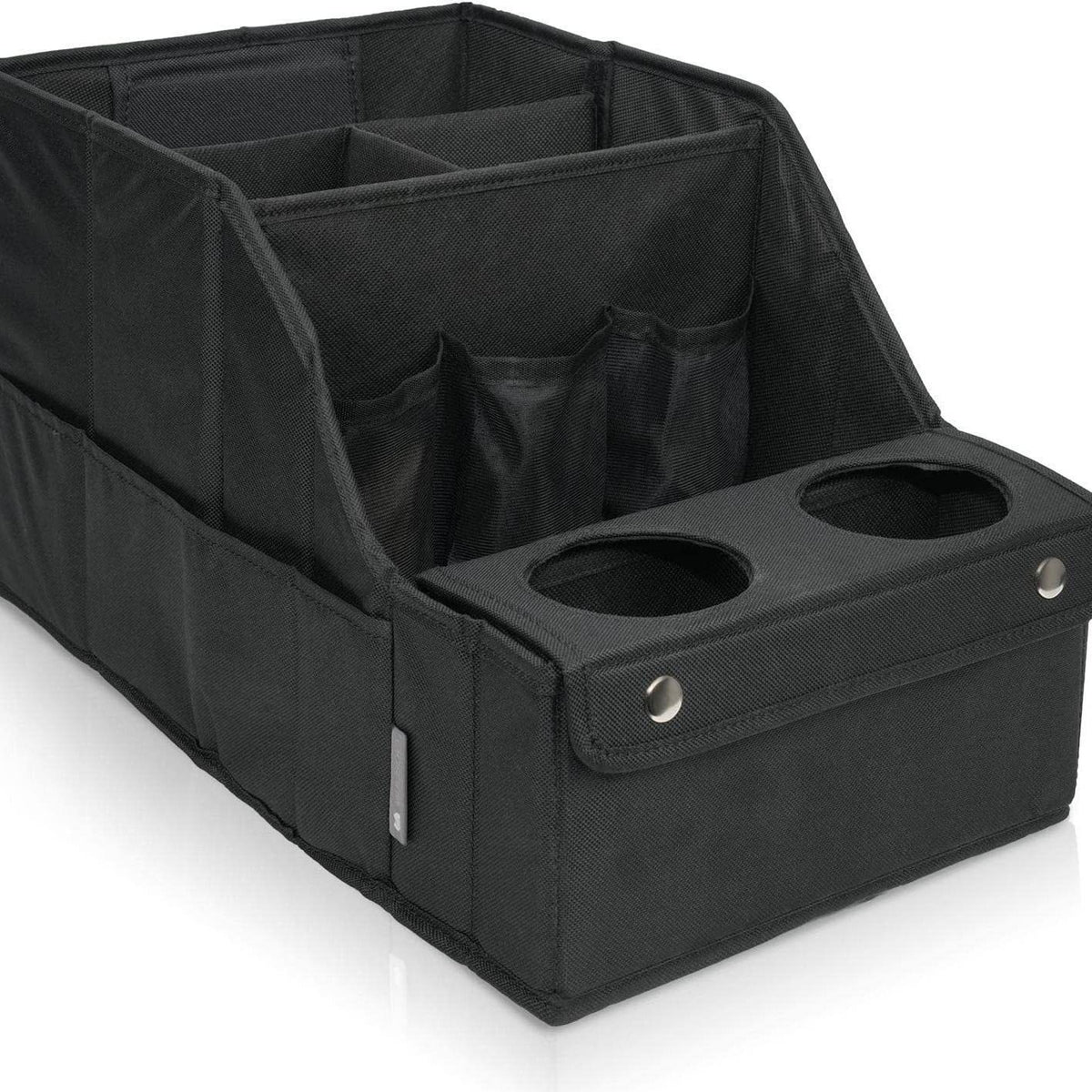Car Seat Organizer- Backseat Car Organizer with 11 Storages Compartments and 2 Cup Holders, Organizers and Storage, Front Seat for Travel Kids,Black