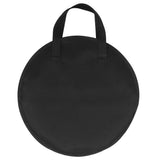 Round Cable Bag, Waterproof Jumper Cable Organizer Storage Bag, Perfect for Jumper Cables,RV Sewer Pipe,EV Charging Cord Storage,Extensions and Garden Hoses,Camper Accessories (Black,oniy bag)